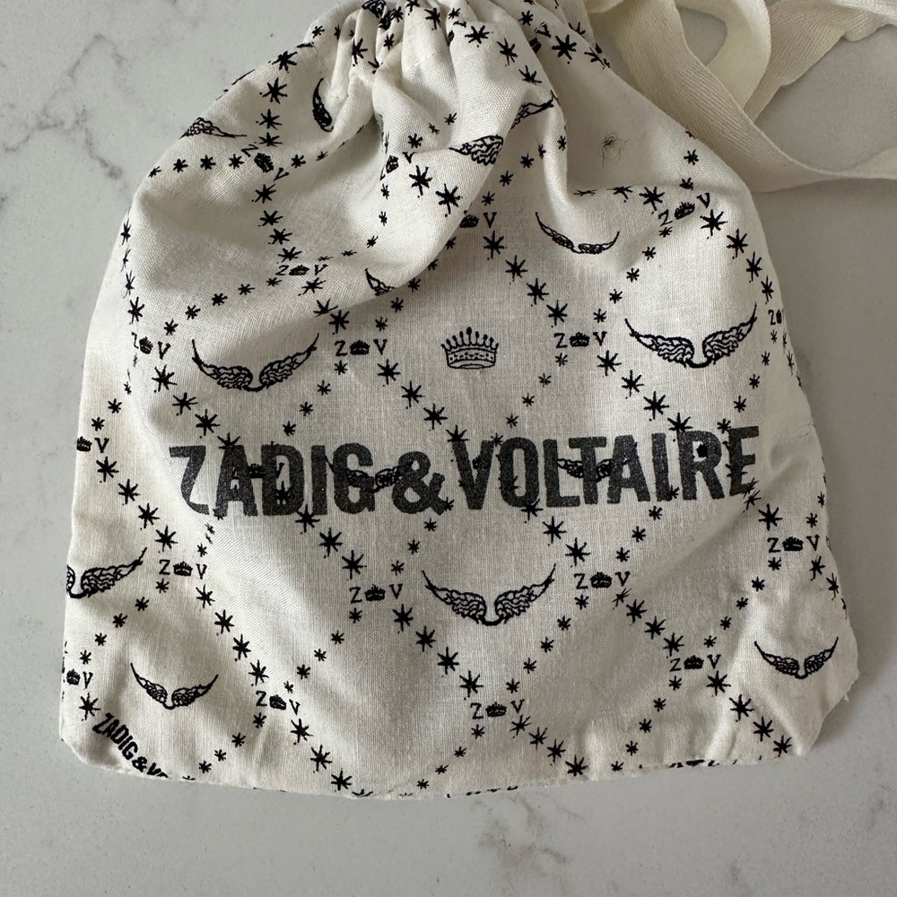 Zadig & Voltaire ZV PASS LEO Card Holder in Red and Black SOLD OUT $138 - Picture 4 of 4